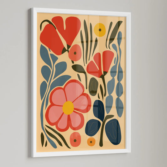 Abstract Floral Print