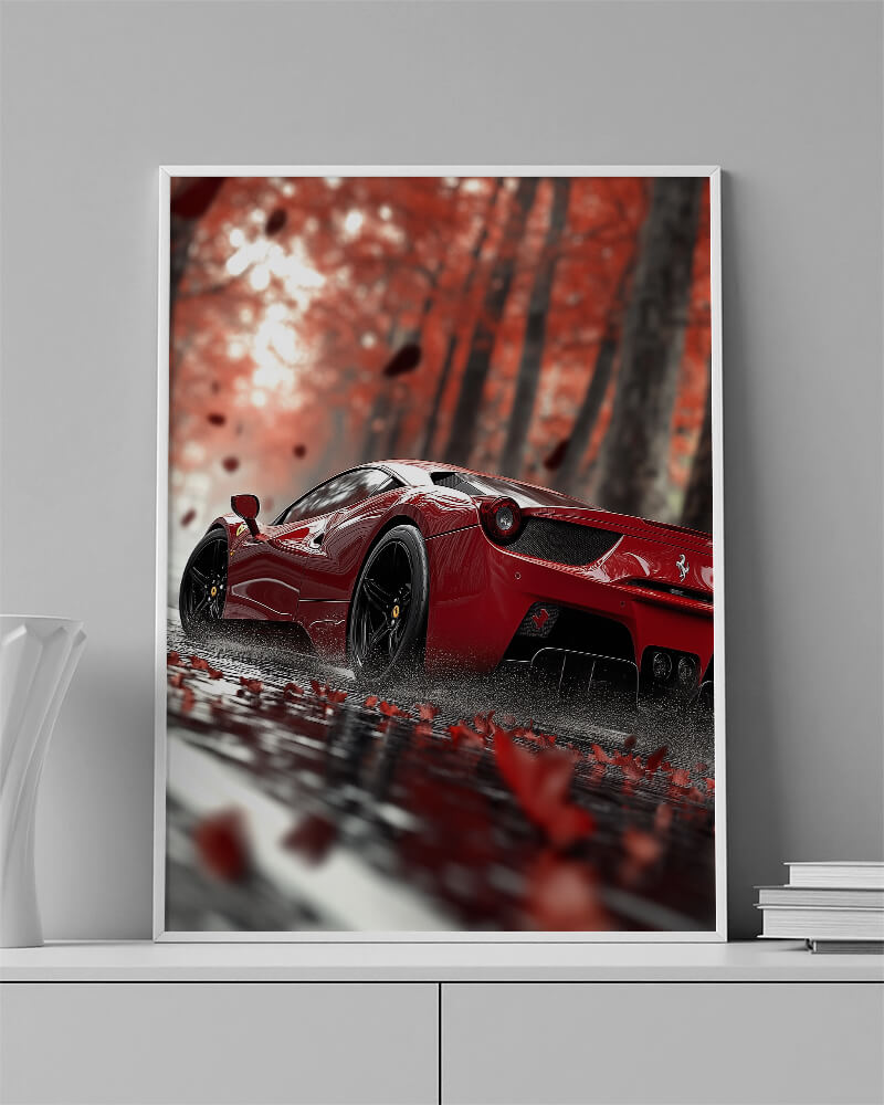 Ferrari 458 Italia Wall Art Print 